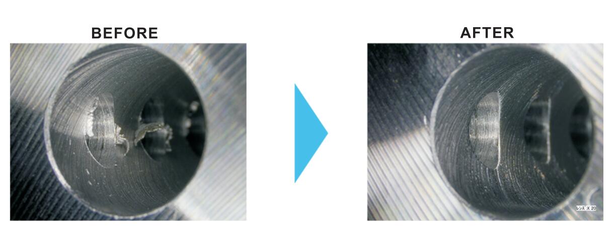 銳必克交叉孔研磨刷使用效果